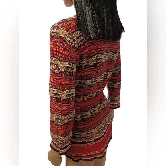 Vintage 60s 70s Colors Loose Knit Sweater - Picture 4 of 16